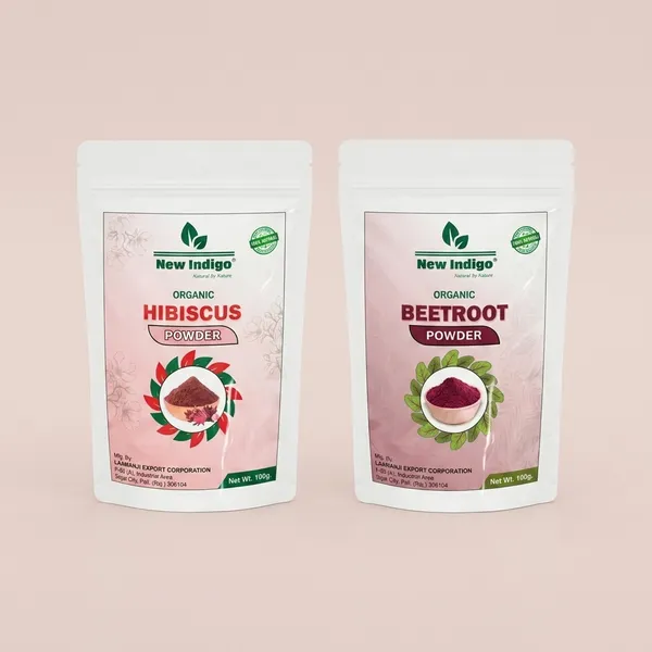 New_Indigo_Hibiscus_Flower_Hair_Care_Powder_And_Beetroot_Root_Herbal_Powder_|_Pack_Of_2
