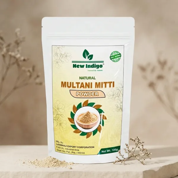 New_Indigo_Multani_Mitti_Fuller'S_Earth_Face_Pack_Powder