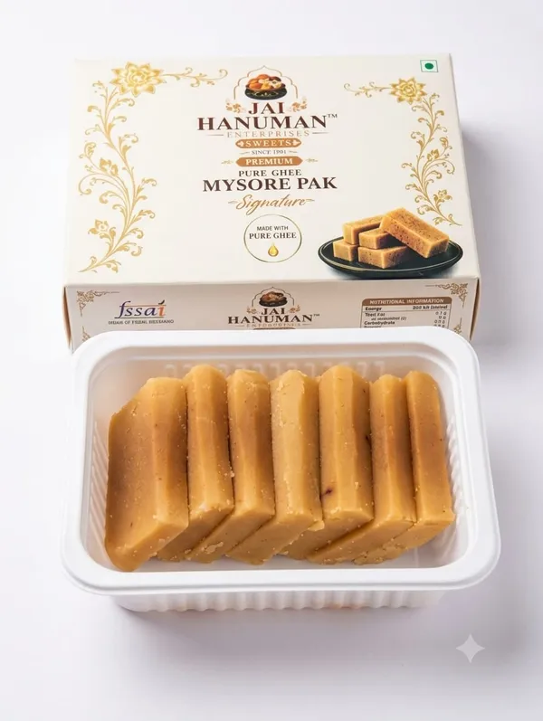 Mysore_Pak_Ghee_&_Gram_Flour_Indian_Sweet_Blocks