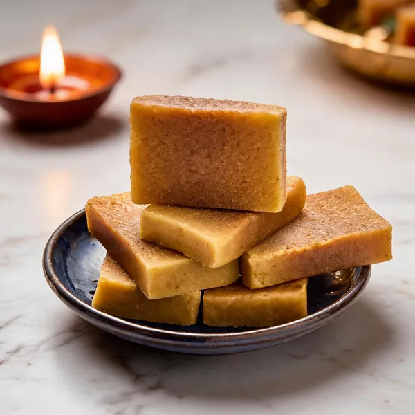 Mysore_Pak_Ghee_&_Gram_Flour_Indian_Sweet_Blocks