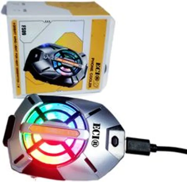 Eci_Fs09_Aluminum_Usb_Mobile_Phone_Cooling_Fan_Pad