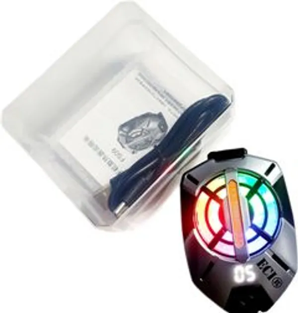 Eci_Fs09_Aluminum_Usb_Mobile_Phone_Cooling_Fan_Pad