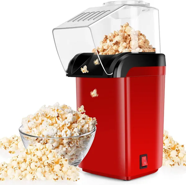 Playpulse_Oil-Free_Hot_Air_Electric_Popcorn_Maker_1200W_Red