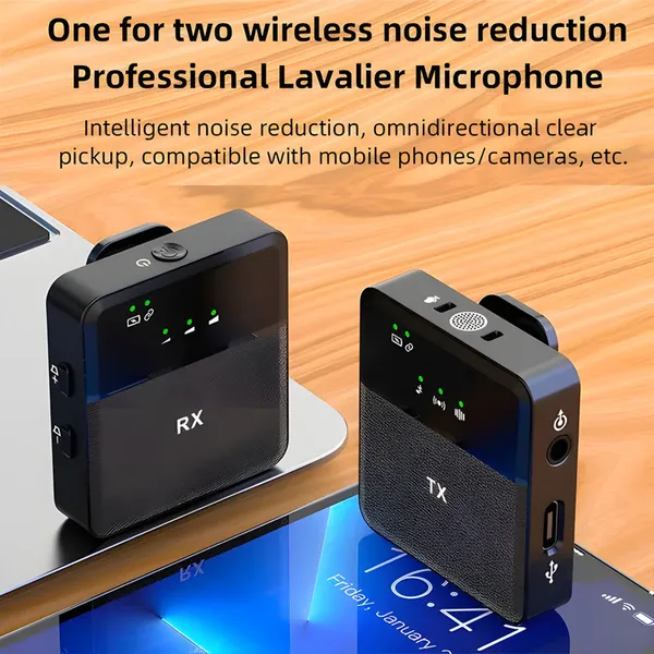 Sx9_Wireless_Noise_Reduction_Lavalier_Mic_For_Video_Recording
