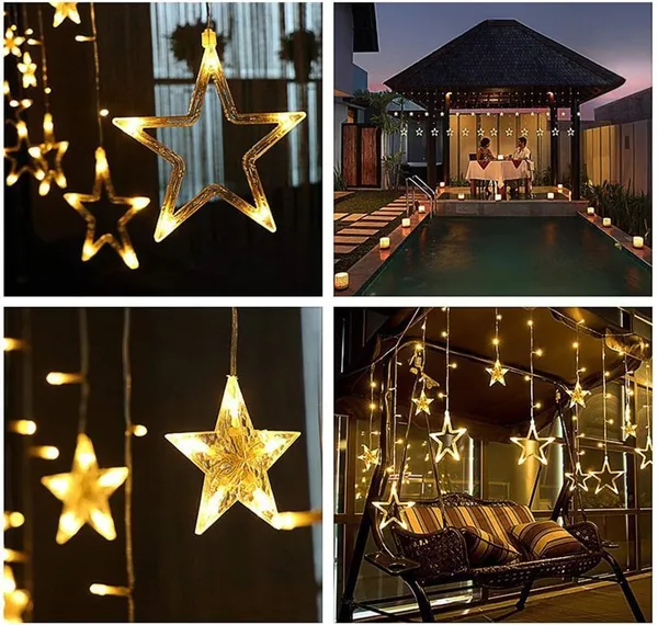 Star_Light_5+5_Curtain_Lights_with_Stars_Small_Stars_Lighting_Modes_USB_Powered_Indoor_Outdoor_Parties_Bedrooms_Party_Home_Home_Living_Room_Weddings_(Pack_of_1_Pcs)