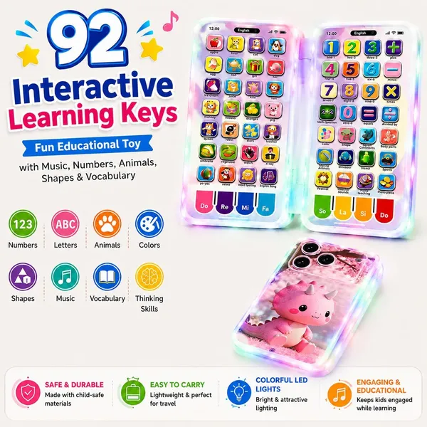 TEC_TAVAKKAL_92_Keys_Interactive_Learning_Toy_for_Kids