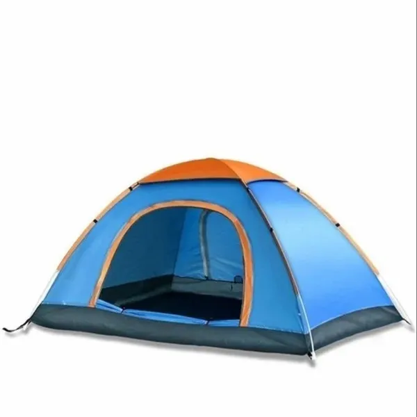 Waterproof_Polyester_4-Person_Outdoor_Camping_Tent_Blue
