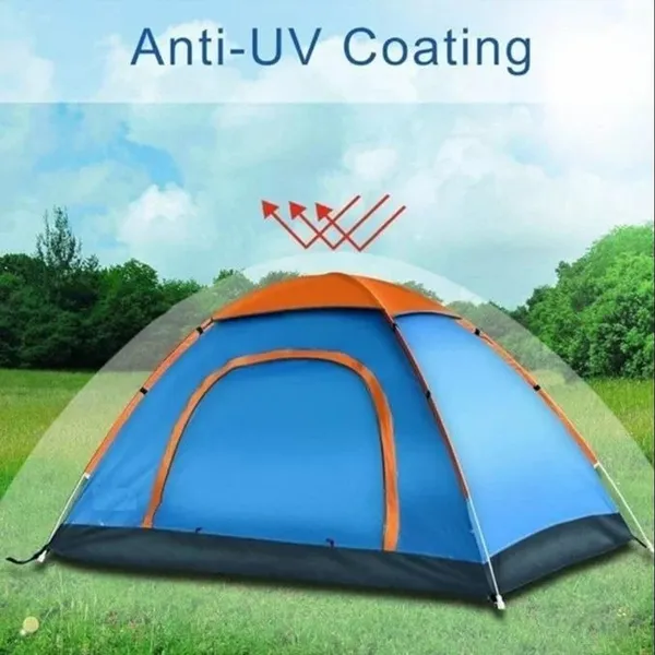 Waterproof_Polyester_4-Person_Outdoor_Camping_Tent_Blue