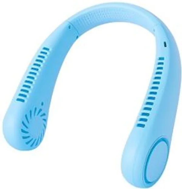 Sky_Blue_Bladeless_Usb_Rechargeable_Wearable_Neck_Fan