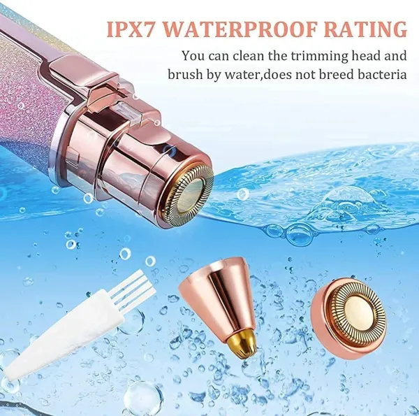 VTHIN_BLAWLESS_Rechargeable_2_in_1_Eyebrow_Trimmer_and_Facial_Hair_remover_Trimmer_Shaver_For_Ladies_Trimmer_70_min_Runtime_1_Length_Settings_Cordless_Epilator_(Pink)