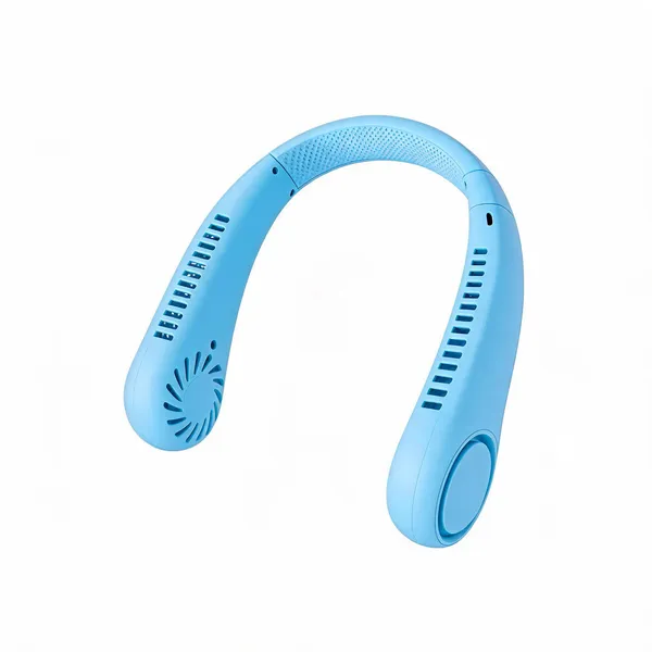Sky_Blue_Bladeless_Usb_Rechargeable_Wearable_Neck_Fan