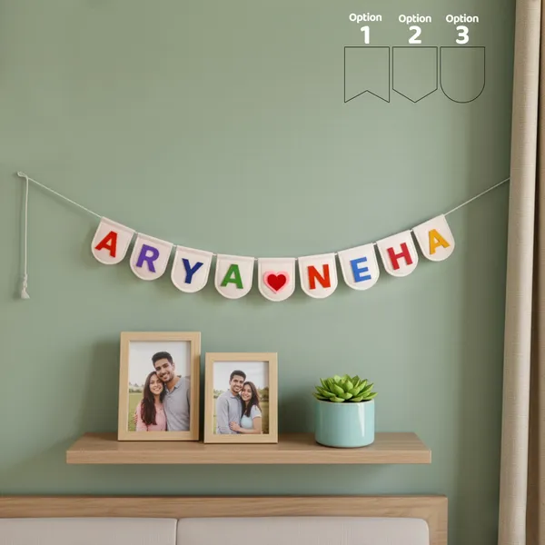 Heartstrings_Personalized_Name_Felt_Flag_Garland
