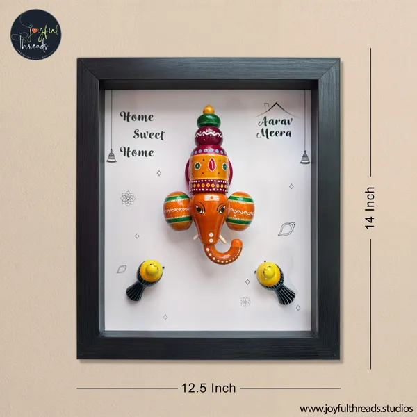 Mangala_Griha_Handcrafted_Ganesha_Head_Wall_Frame_Home_Decor_14x12.5_Inch