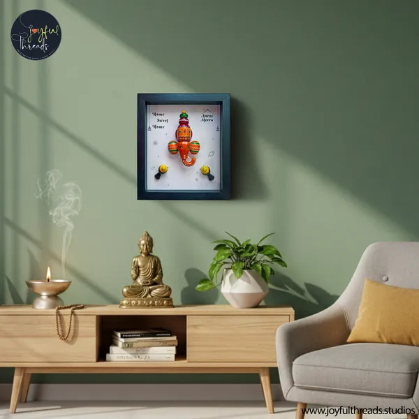 Mangala_Griha_Handcrafted_Ganesha_Head_Wall_Frame_Home_Decor_14x12.5_Inch