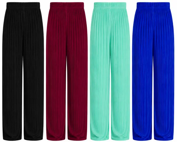 Multicolor_Polyester_Pleated_Wide_Leg_Palazzo_Pants_For_Women_Pack_Of_4