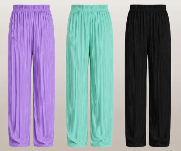 Multicolor_Polyester_Pleated_Wide_Leg_Palazzo_Pants_For_Women_Pack_Of_3