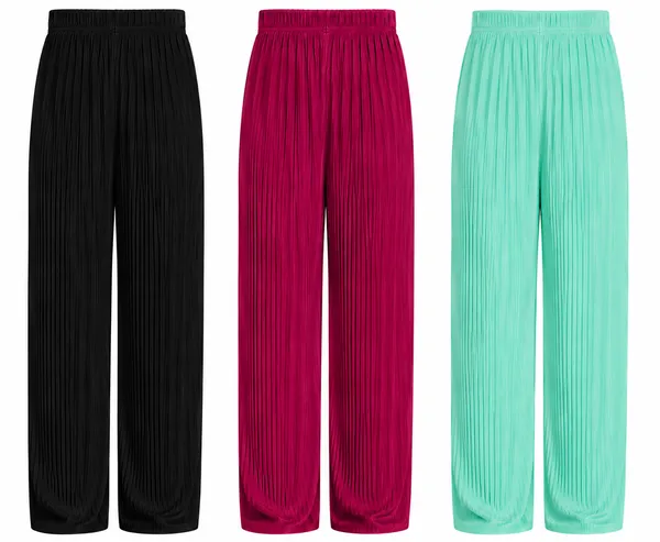 Multicolor_Polyester_Pleated_Wide_Leg_Palazzo_Pants_For_Women_Pack_Of_3