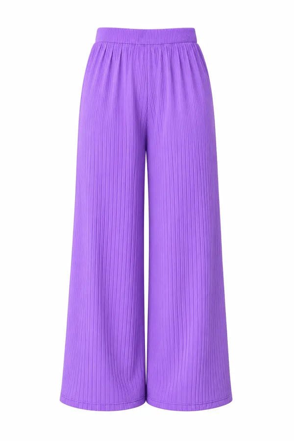 Multicolor_Ribbed_Wide_Leg_Palazzo_Pants_For_Women_Pack_Of_4