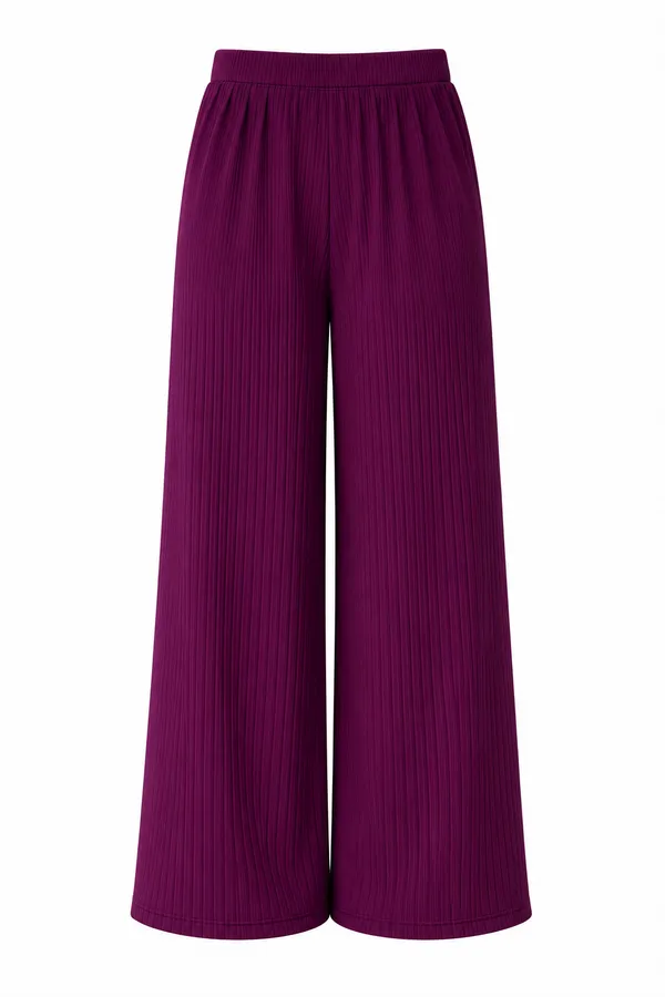Multicolor_Ribbed_Wide_Leg_Palazzo_Pants_For_Women_Pack_Of_3