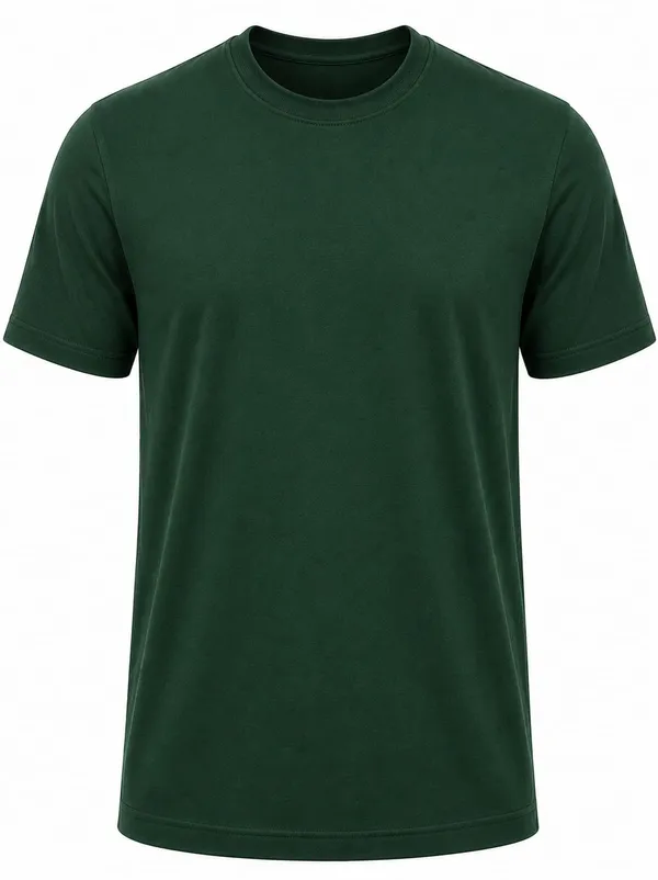 Dark_Green_Cotton_Round_Neck_T_Shirt_for_Men