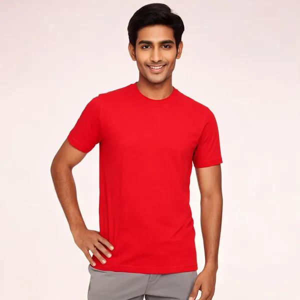 Red_Cotton_Crew_Neck_T_Shirt_for_Men