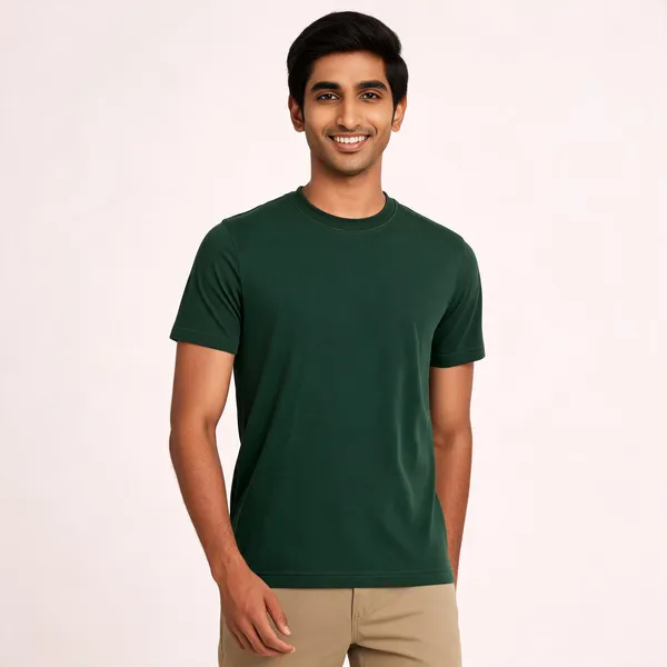 Dark_Green_Cotton_Round_Neck_T_Shirt_for_Men