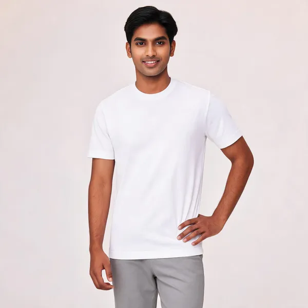 White_Cotton_Round_Neck_Half_Sleeve_T_Shirt_for_Men