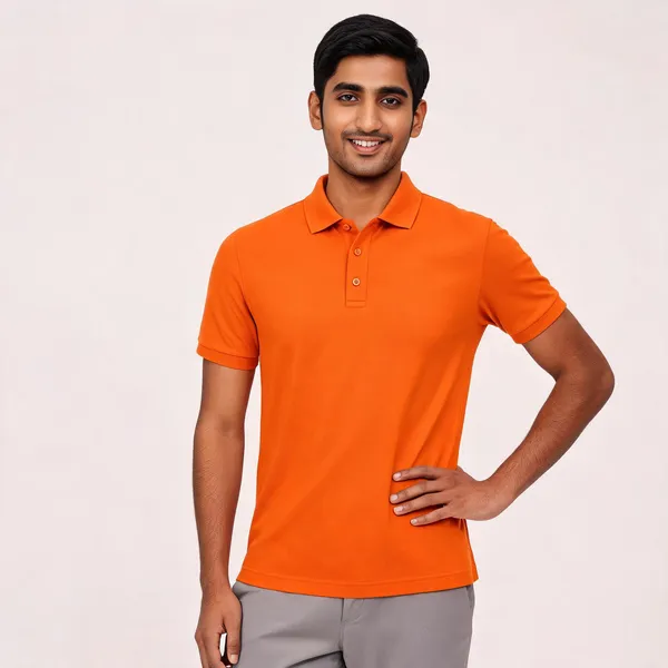 Orange_Cotton_Polo_T_Shirt_for_Men