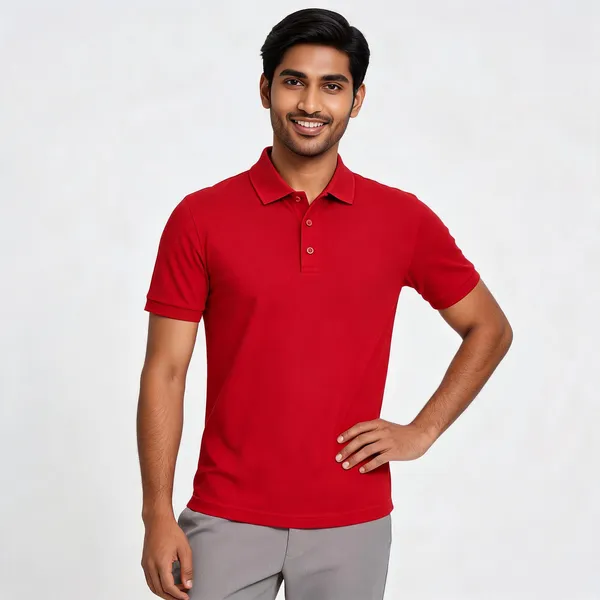Red_Cotton_Half_Sleeve_Polo_T_Shirt_for_Men