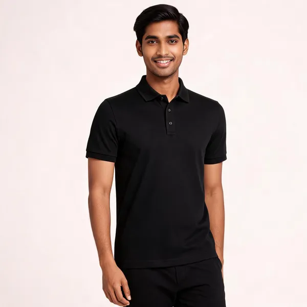 Black_Cotton_Polo_T_Shirt_for_Men