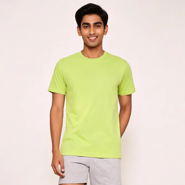 Dark_Green_And_Neon_Green_T_Shirt_Duo