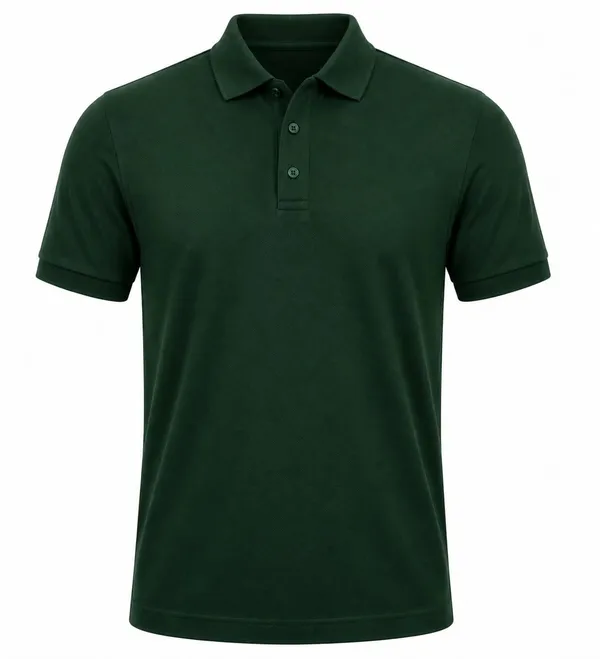 Dark_Green_Cotton_Polo_T_Shirt_for_Men