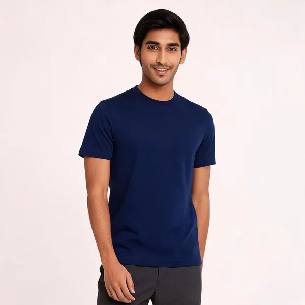 Blue_And_Navy_Blue_T_Shirt_Duo