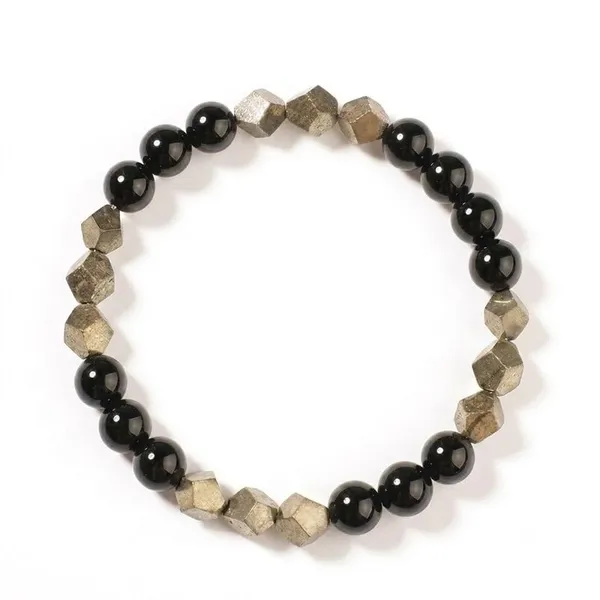 Agate_&_Pyrite_Bracelet_–_Natural_Crystal_Bracelet_for_Protection,_Grounding,_Abundance_&_Positive_Energy