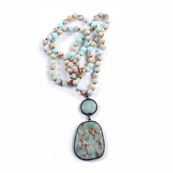 Shoushan_Stone_Beaded_Pendant_Necklace