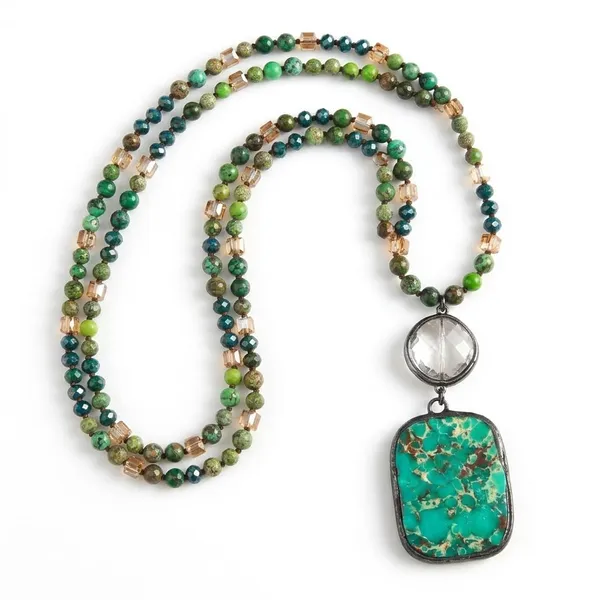 Shoushan_Stone_Beaded_Pendant_Necklace
