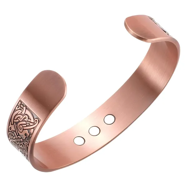 Pure_Copper_Magnetic_Bracelet_|_Unisex_|_Open_Cuff_Accessory_-_Ritambharaa