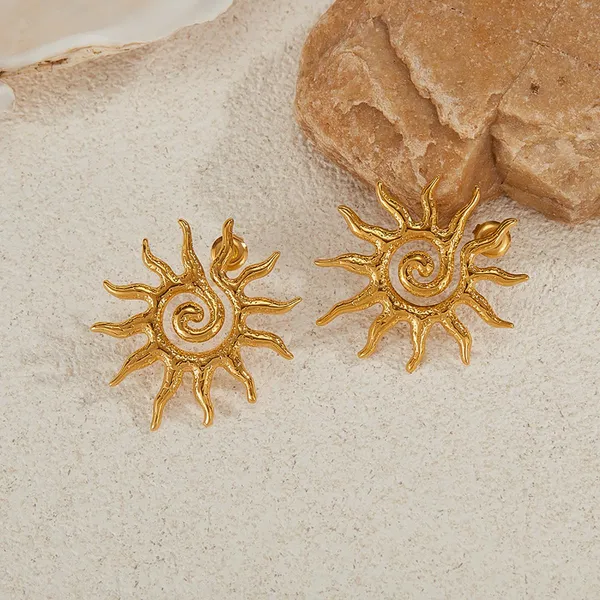 18K_Gold_Plated_Sun_Stud_Earrings_feature_an_artistic_sun-inspired_design_-_Ritambharaa