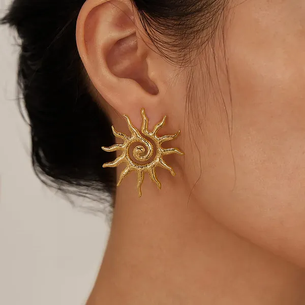 18K_Gold_Plated_Sun_Stud_Earrings_feature_an_artistic_sun-inspired_design_-_Ritambharaa