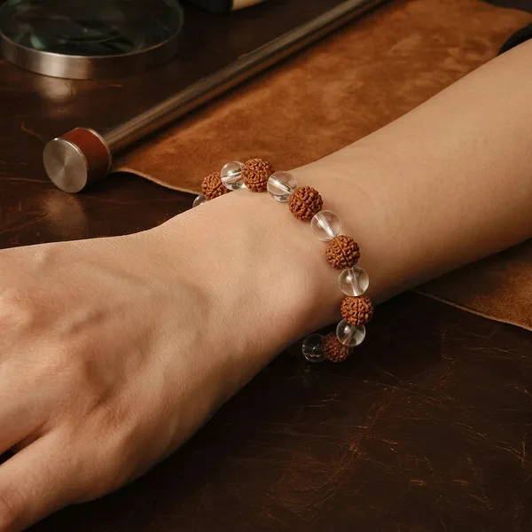 Clear_Quartz_with_Rudraksha_Bracelet_|_Natural_Rudraksha_&_Clear_Quartz_Crystal_Bracelet_for_Clarity,_Focus,_Spiritual_Growth_&_Positive_Energy_|_Unisex_|_AAA_Quality_and_Certifide