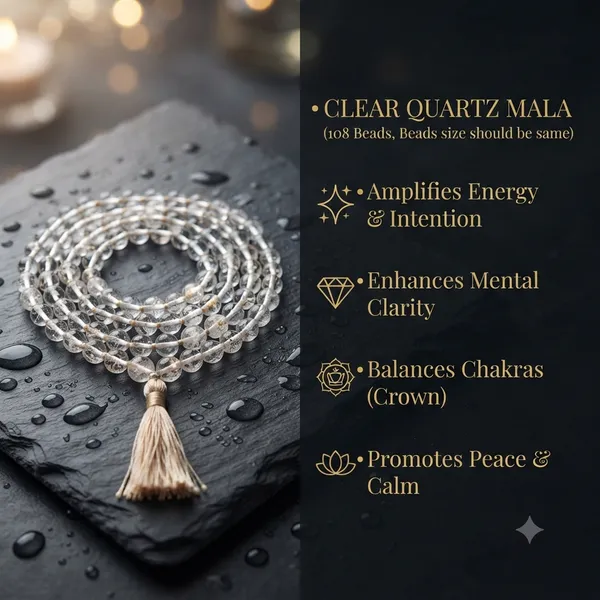 Ritambharaa_Clear_Quartz_Mala_(108+1_Beads)_|_AAA_Quality_Natural_Clear_Quartz_Crystal_for_Prayer,_Japa,_Meditation,_Reiki_&_Spiritual_Practices
