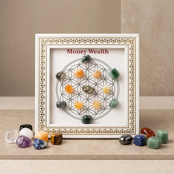 Money_Magnet_Crystal_Frame_|_Citrine,_Tiger_Eye_&_Green_Aventurine_|_Wealth,_Prosperity,_Success_&_Abundance_|_Vastu_Decor
