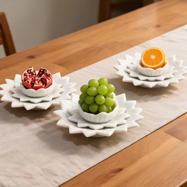Marble_Pooja_Lotus_Flower_Decorative_Bowl_Set_Of_3