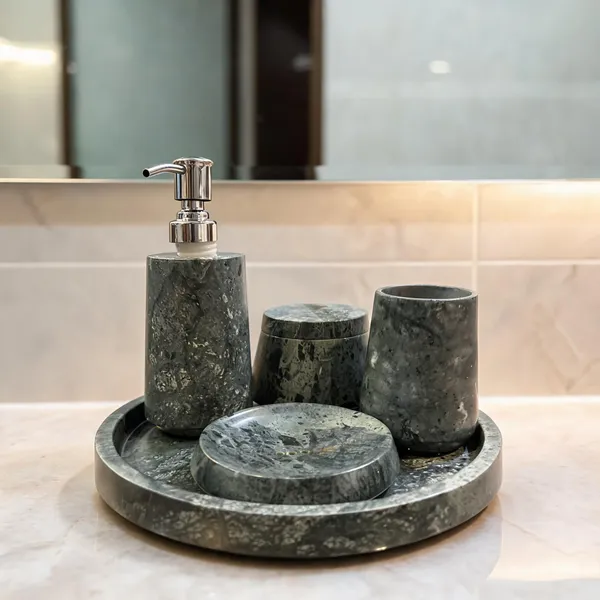Marble_Spa_Style_Green_Vein_Bathroom_Accessory_Set