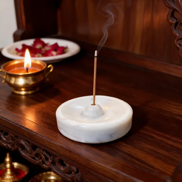 Marble_Pooja_Round_Agarbatti_Stand