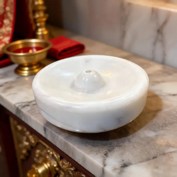 Marble_Pooja_Round_Agarbatti_Stand