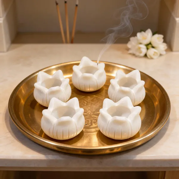Marble_Festive_Flower_Petal_Kalash_Diya_Set