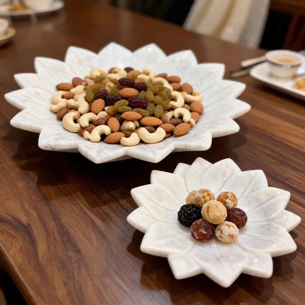 Marble_Lotus_Flower_Shaped_Serving_Platter_Set_Of_2