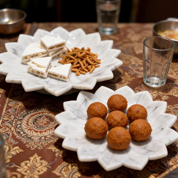 Marble_Lotus_Flower_Shaped_Serving_Platter_Set_Of_2