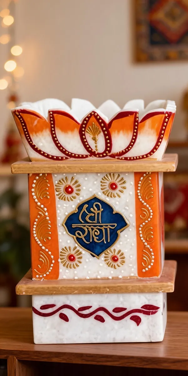Marble_Tulsi_Planter
